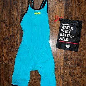 Arena Women Powerskin Carbon Flex Vx Fbsl Open Back kneeskin USA Size 26